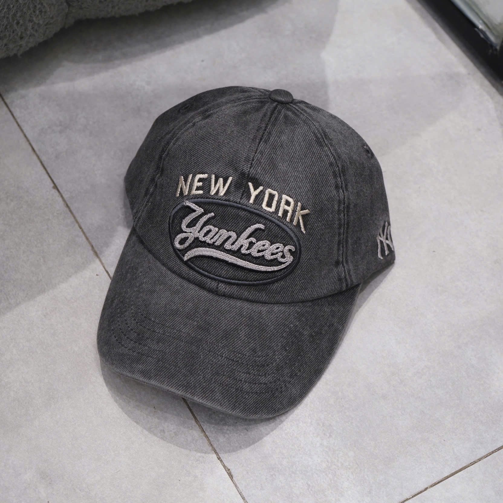  Mũ/Nón Yankess XámJean Ss24 Hàng Chính Hãng SP017621 