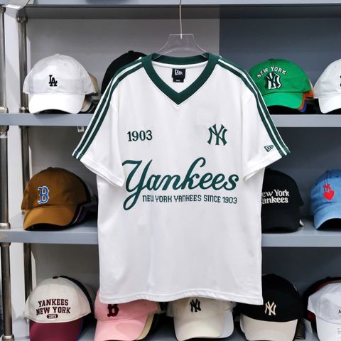 Áo Thun New Era 1903 Trắng Rêu Hàng Chính Hãng | Fox Sneaker