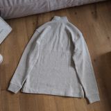  Half Zip Ralph Xám Nhạt Logo Navy Hàng Chính Hãng:  SP018803 | Fox Sneaker 