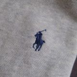  Half Zip Ralph Xám Nhạt Logo Navy Hàng Chính Hãng:  SP018803 | Fox Sneaker 