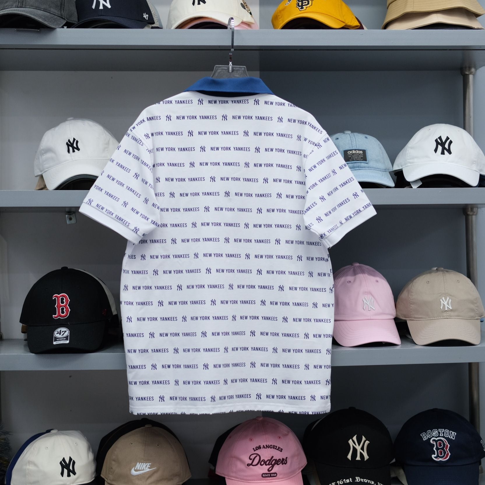  Polo Yankees Mono Trắng Hàng Chính Hãng:15678421 | Fox Sneaker 