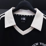  Polo Jersey Ny Đen Cổ Kem SS25 Hàng Chính Hãng 15488862 