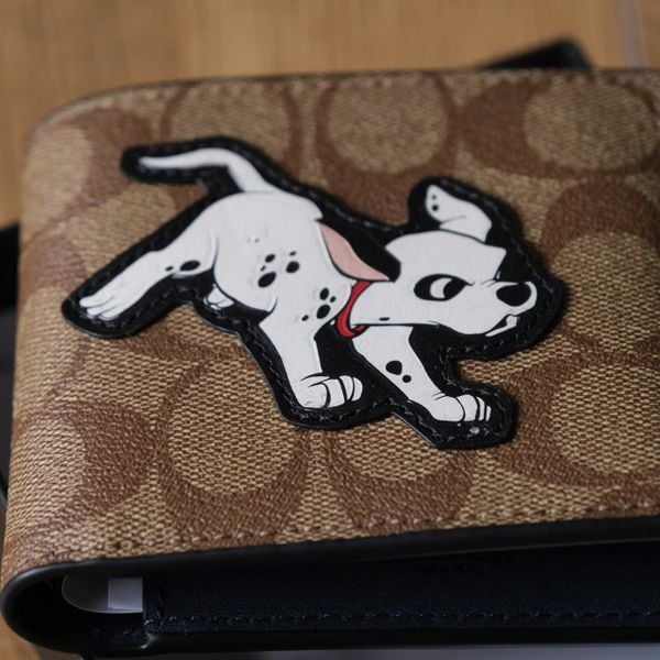  Ví Coach Chó Đốm Hàng Chính Hãng 