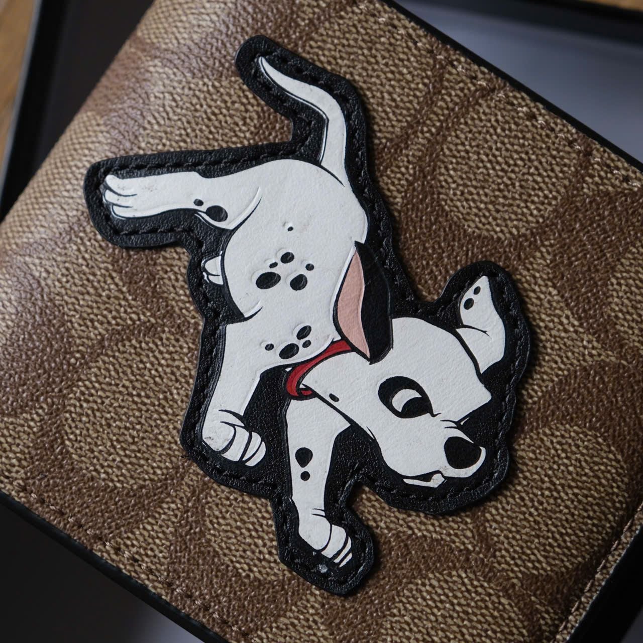  Ví Coach Chó Đốm Hàng Chính Hãng 