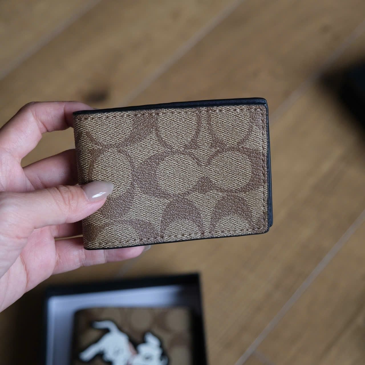  Ví Coach Chó Đốm Hàng Chính Hãng 