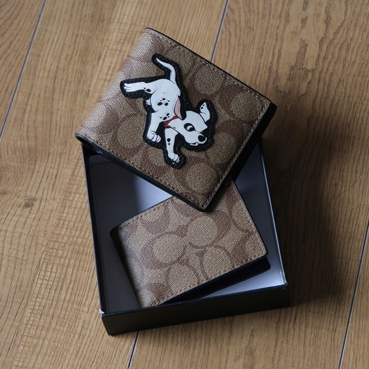  Ví Coach Chó Đốm Hàng Chính Hãng 