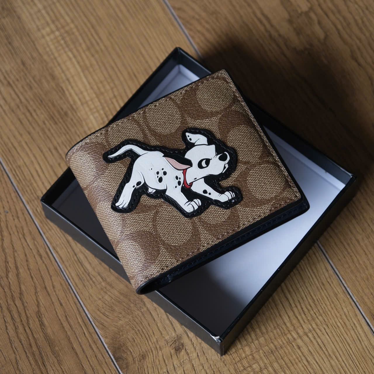  Ví Coach Chó Đốm Hàng Chính Hãng 