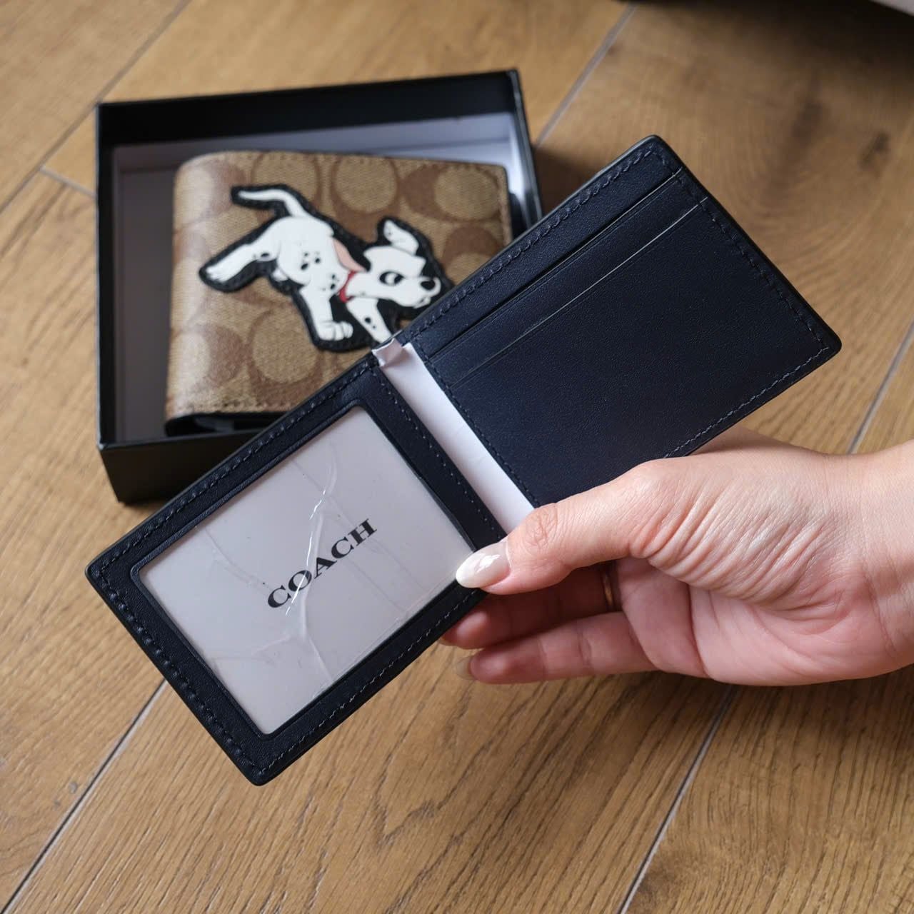  Ví Coach Chó Đốm Hàng Chính Hãng 