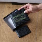  Ví Coach Mono Xám Grafity Hàng Chính Hãng 