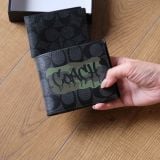  Ví Coach Mono Xám Grafity Hàng Chính Hãng 