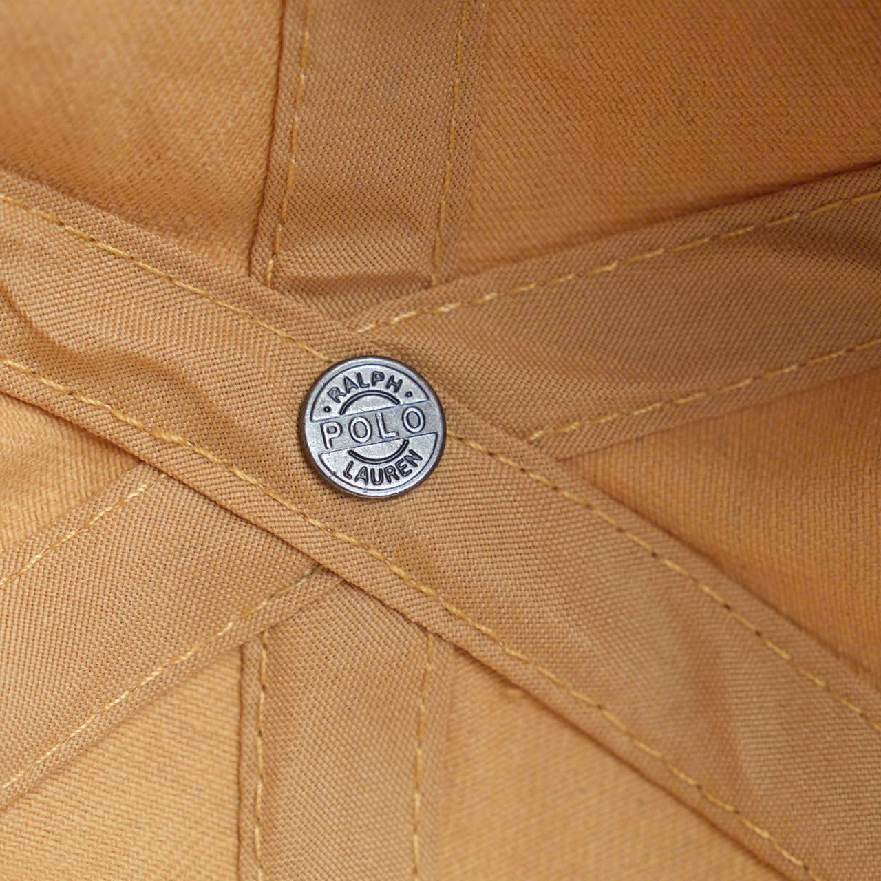  Nón Ralph Lauren Nâu Đậm Logo Đen 