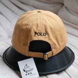  Nón Ralph Lauren Nâu Đậm Logo Đen 