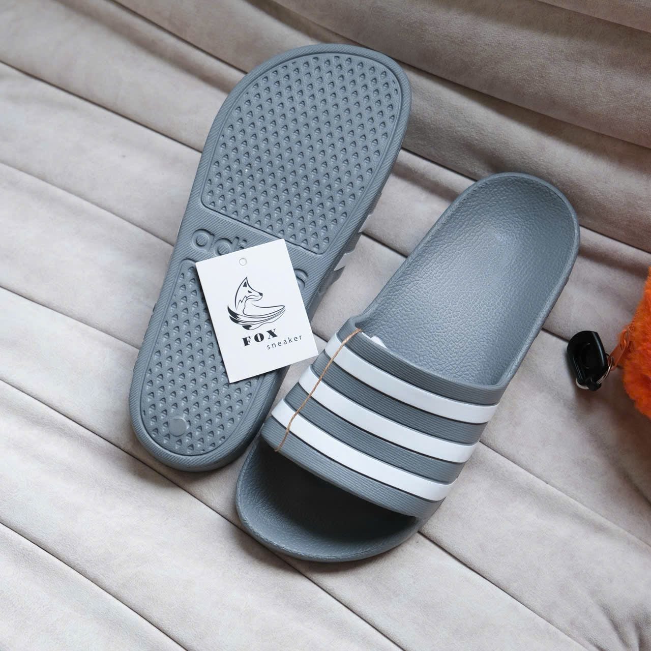  Dép Adidas Aqua Xám Hàng Chính Hãng F35538 