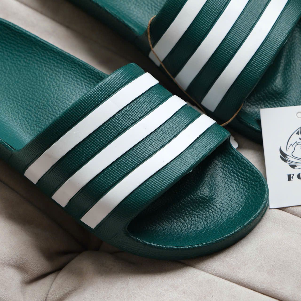  Dép Adidas Aqua Màu Rêu Hàng Chính Hãng F35537 