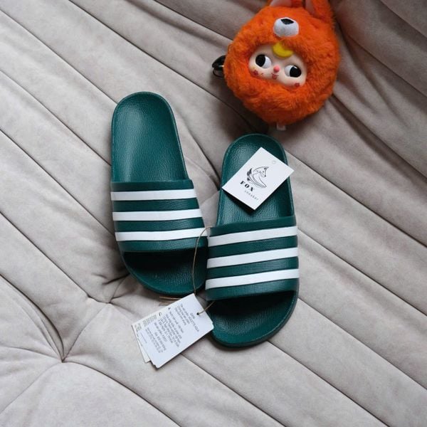  Dép Adidas Aqua Màu Rêu Hàng Chính Hãng F35537 