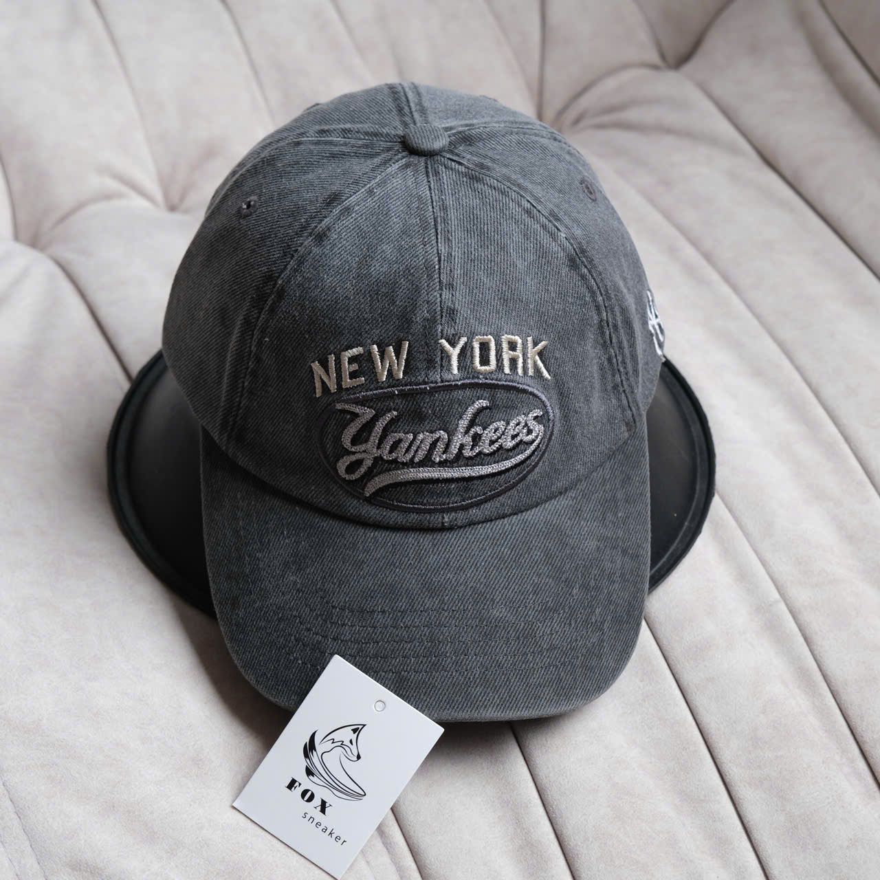  Nón Yankees Xám Jean SS25 Hàng Chính Hãng 