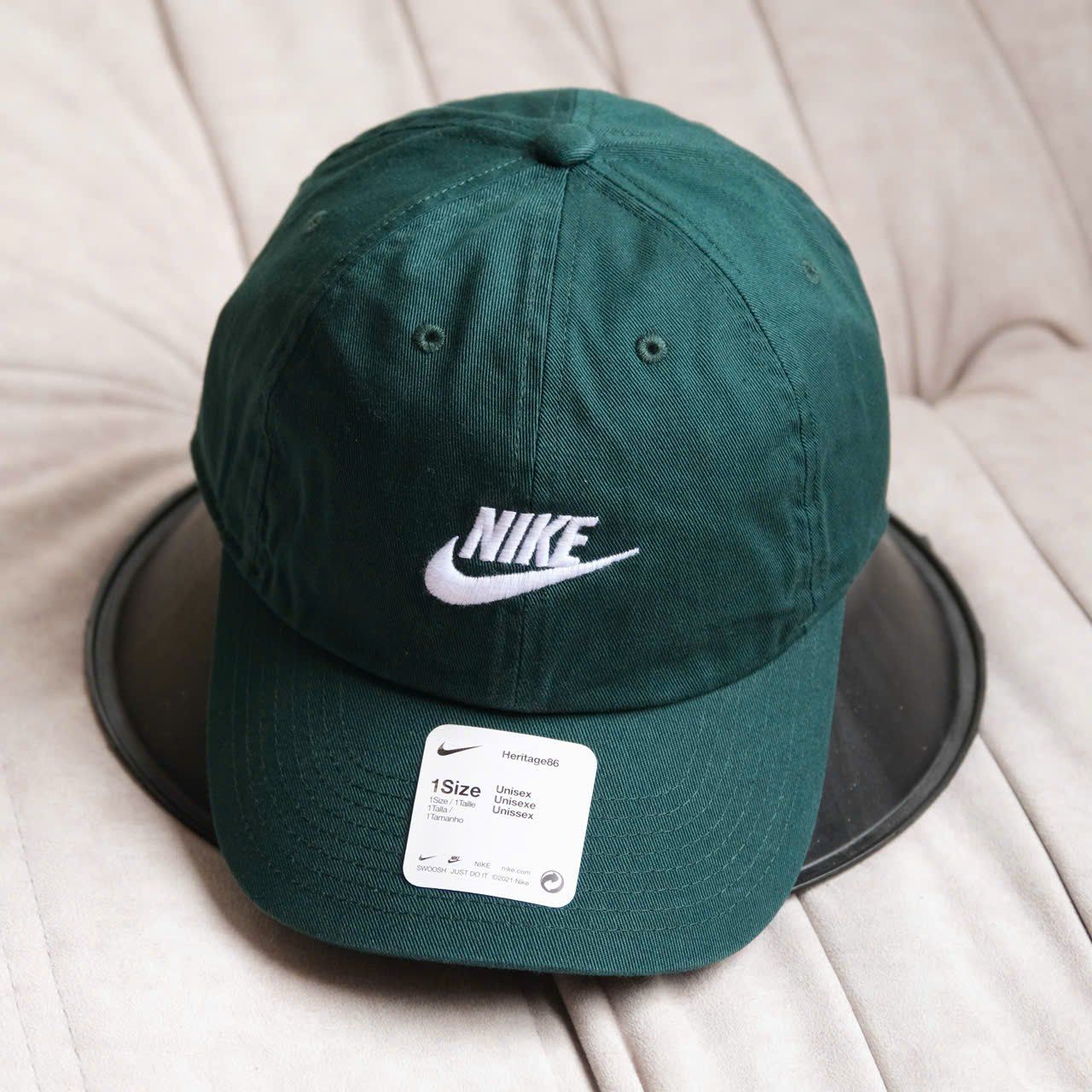  Nón Nike Xanh Rêu Hàng Chính Hãng 