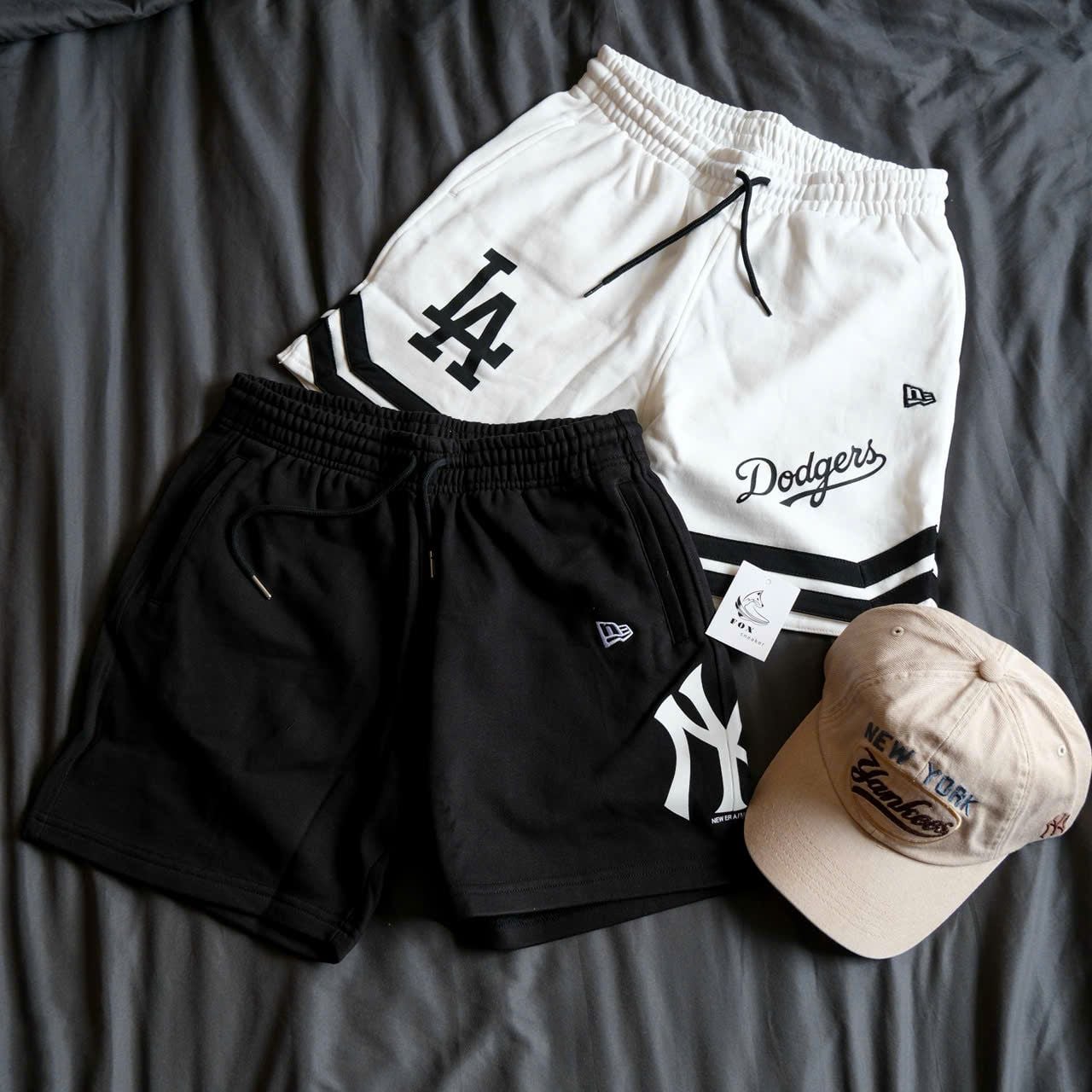  Quần Short New Era X MLB Logo Ny Sườn Đen I 13356008 Hàng Chính Hãng 