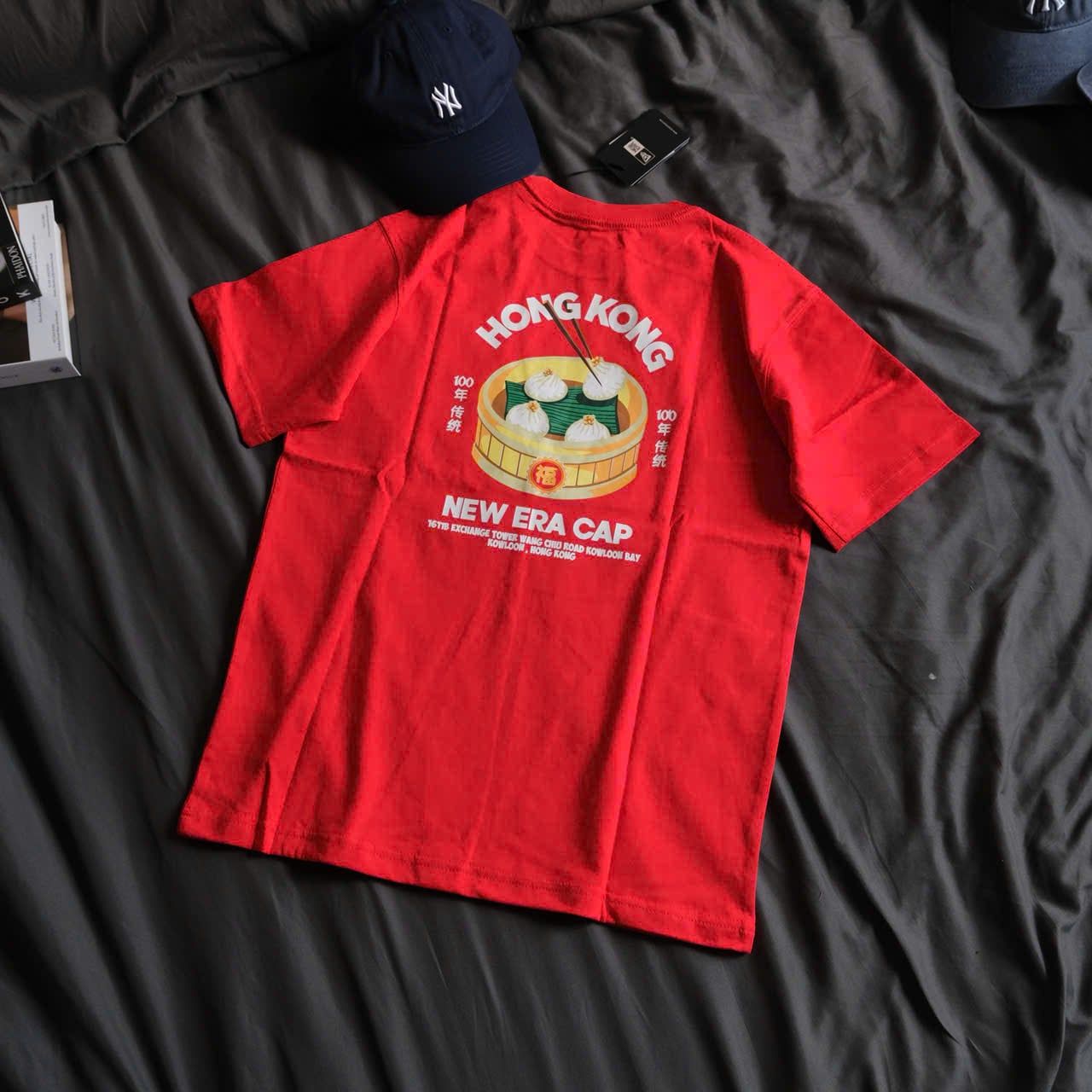  SALE - Áo Thun New Era HongKong Đỏ | 12715203 Hàng Chính Hãng 