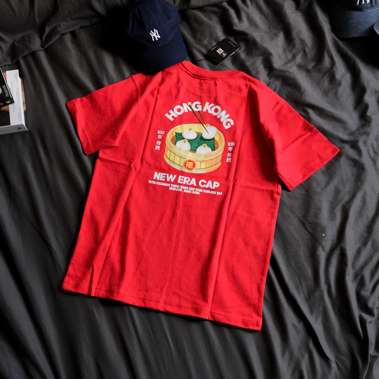  SALE - Áo Thun New Era HongKong Đỏ | 12715203 Hàng Chính Hãng 