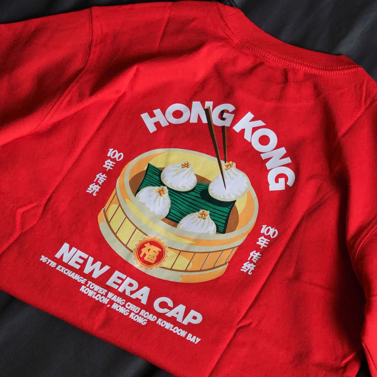  SALE - Áo Thun New Era HongKong Đỏ | 12715203 Hàng Chính Hãng 