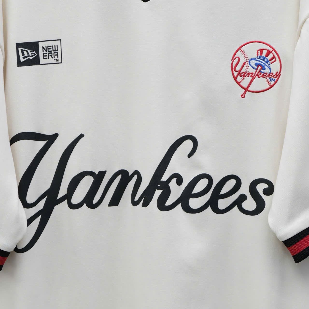  Áo Thun New Era Jersey Kem Cổ Đen Đỏ Hàng Chính Hãng 13882999 