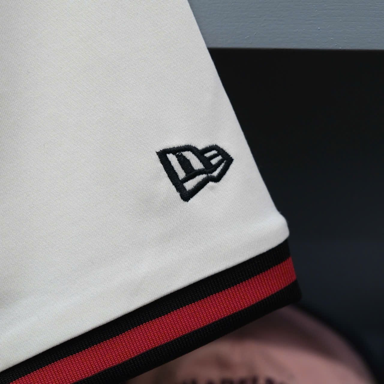  Áo Thun New Era Jersey Kem Cổ Đen Đỏ Hàng Chính Hãng 13882999 