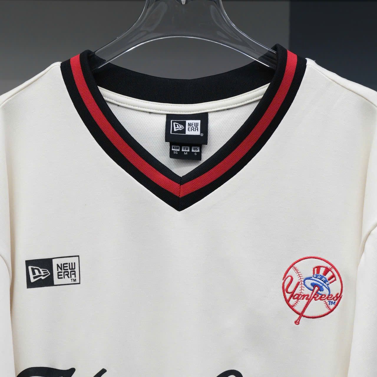  Áo Thun New Era Jersey Kem Cổ Đen Đỏ Hàng Chính Hãng 13882999 
