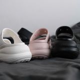  Dép Sandal Crush Classic 2 Quai Nữ Màu Trắng Đen Hồng Kem Đế Cao 7cm - Fox Sneaker 