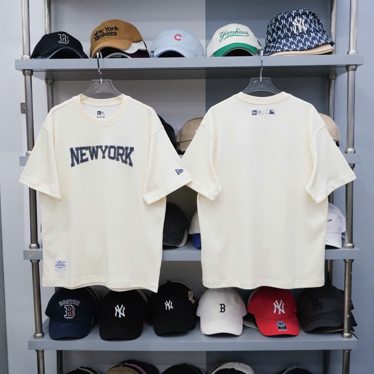  Áo Thun New Era New York Kem Thêu Đắp 1382369 Hàng Chính Hãng | Fox Sneaker 