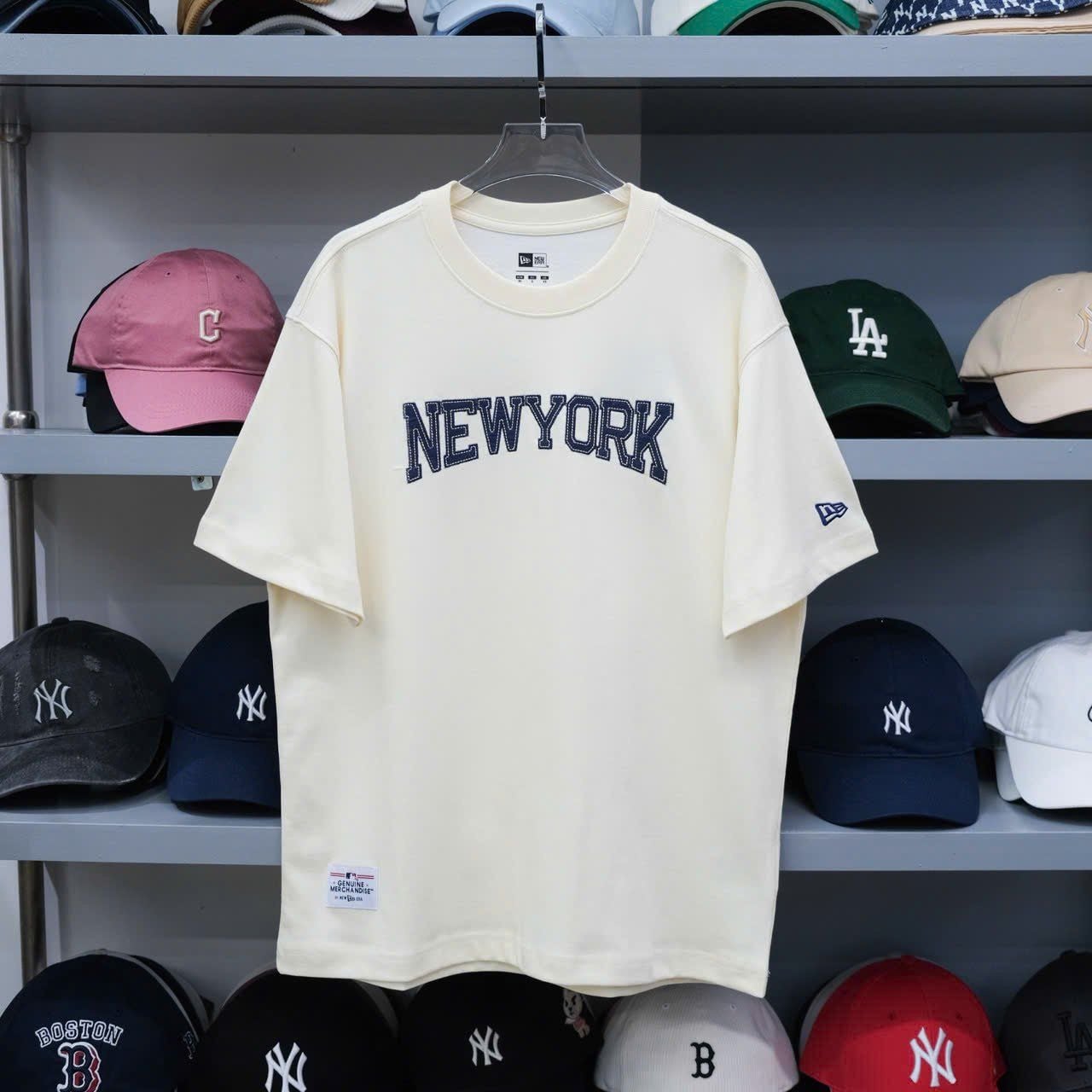  Áo Thun New Era New York Kem Thêu Đắp 1382369 Hàng Chính Hãng | Fox Sneaker 