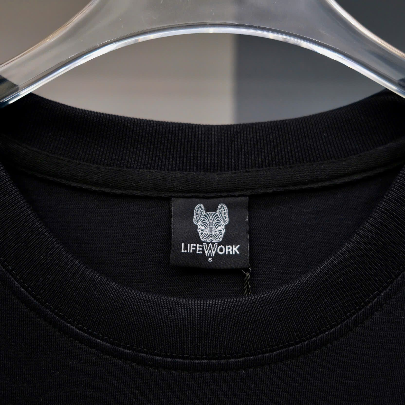  Áo Life Work Đen Logo Đỏ Hàng Chính Hãng SP1812056 