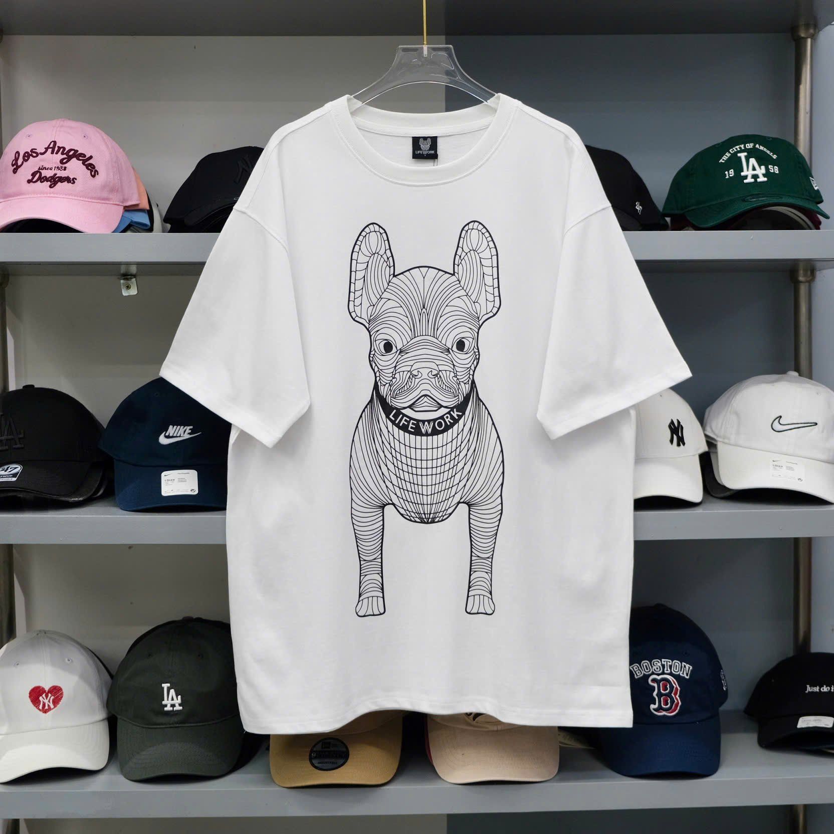  Áo Life Work Trắng Logo Đen Hàng Chính Hãng SP1812061 