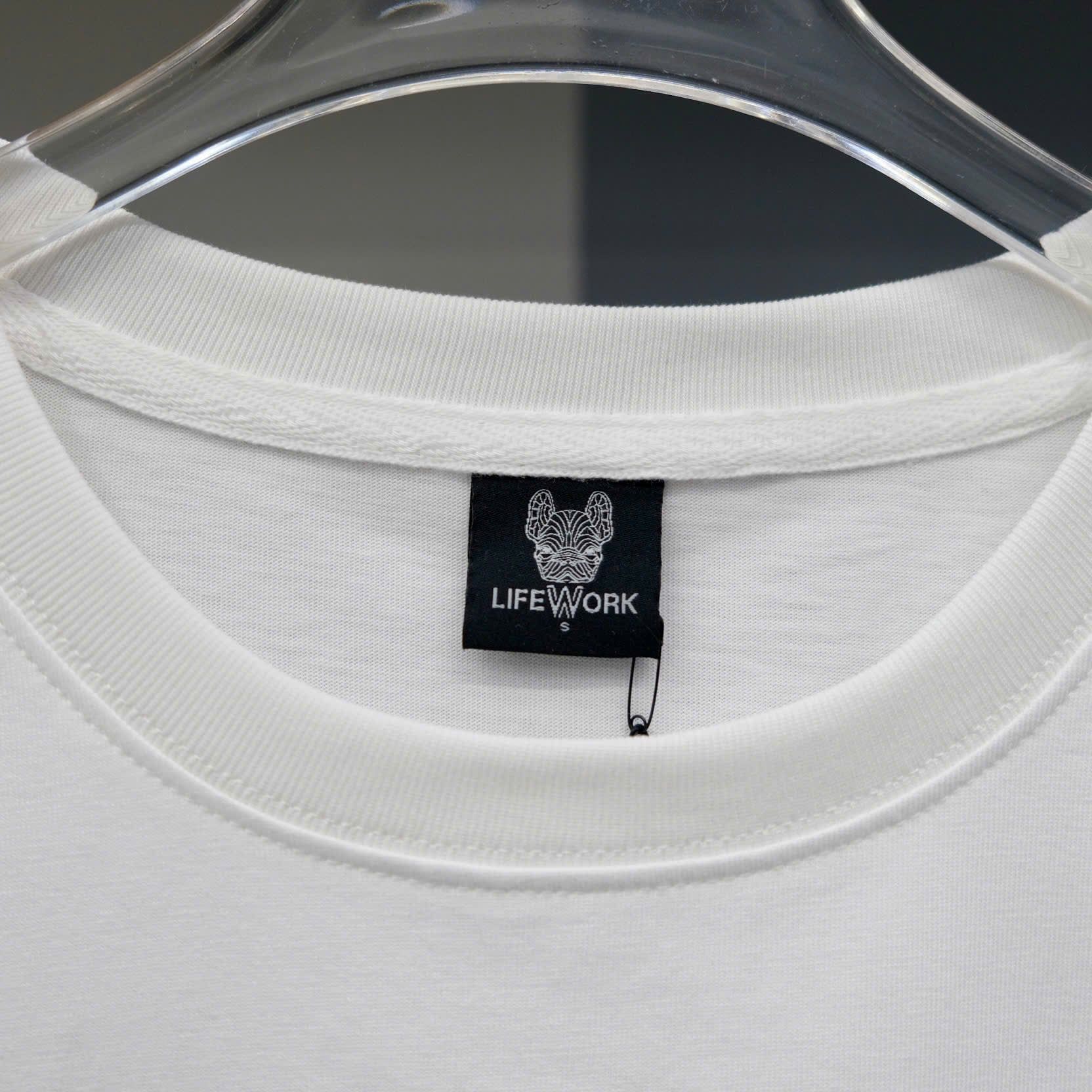  Áo Life Work Trắng Logo Đen Hàng Chính Hãng SP1812061 