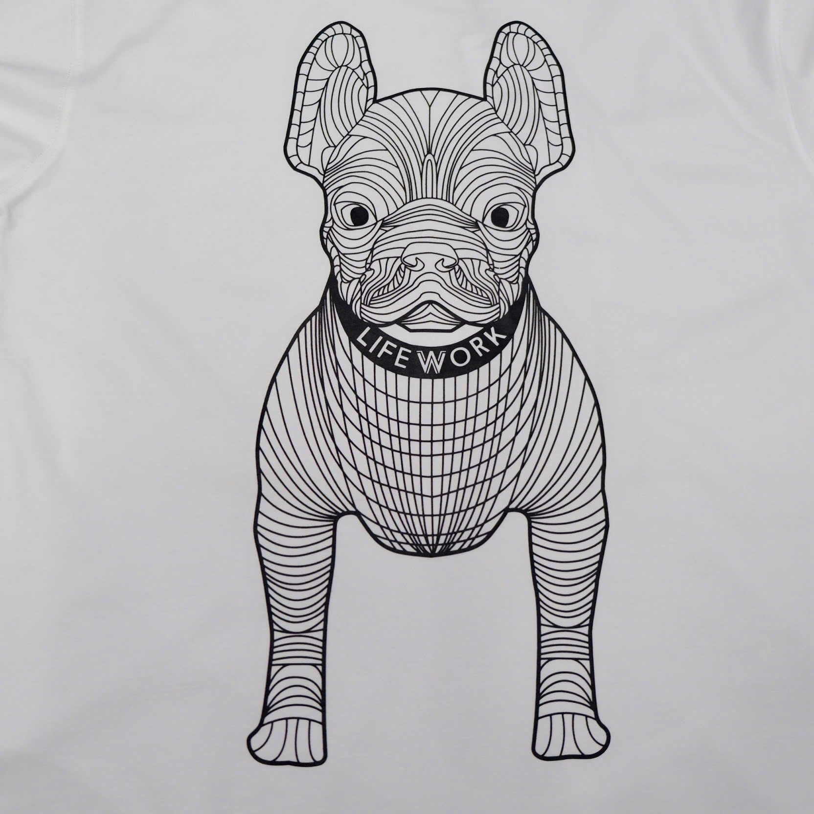  Áo Life Work Trắng Logo Đen Hàng Chính Hãng SP1812061 