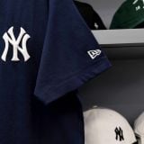  Áo Thun New Era Flower Navy Logo In Phồng 100% Cotton Mã 13765214 