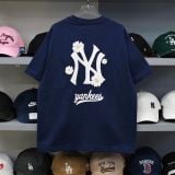  Áo Thun New Era Flower Navy Logo In Phồng 100% Cotton Mã 13765214 