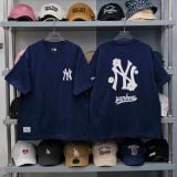  Áo Thun New Era Flower Navy Logo In Phồng 100% Cotton Mã 13765214 
