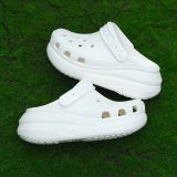  Dép Crocs Crush 7cm - Trắng Hàng Chính Hãng 