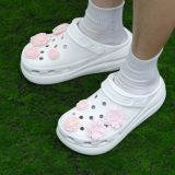  Dép Crocs Crush 7cm - Trắng Hàng Chính Hãng 