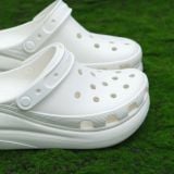  Dép Crocs Crush 7cm - Trắng Hàng Chính Hãng 