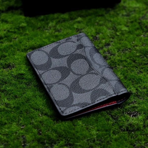  Ví & Holder Card Coach Đen C Chữ Xanh Hàng Chính Hãng 