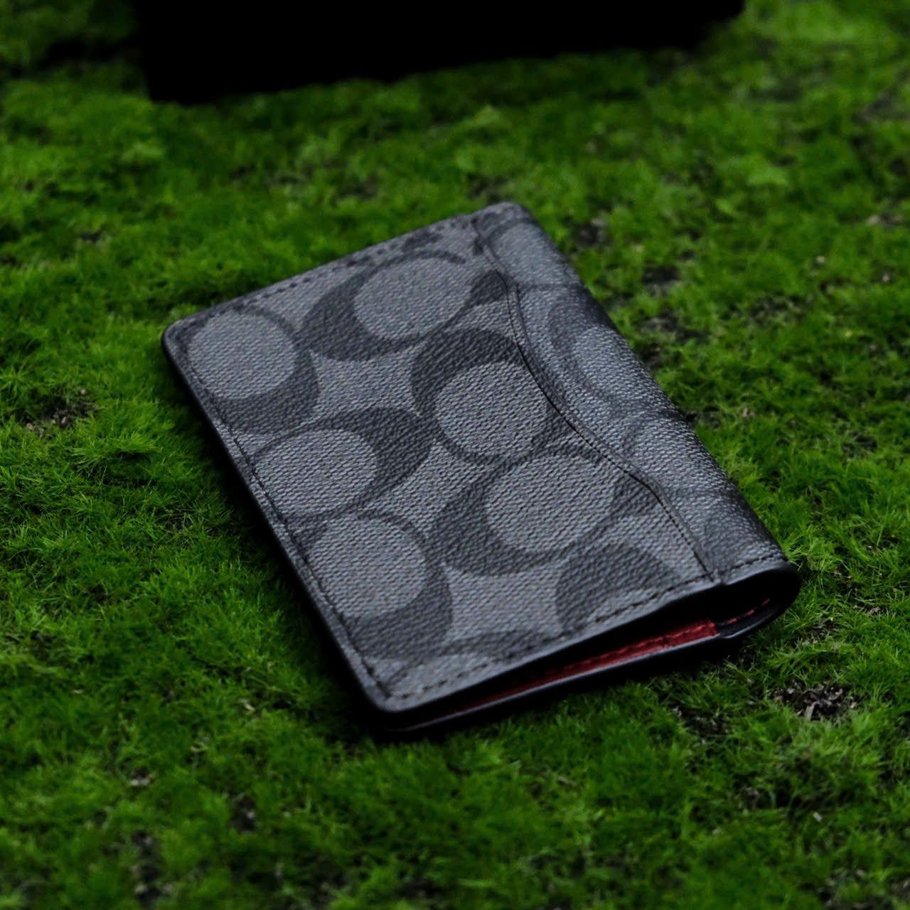  Ví & Holder Card Coach Đen C Chữ Xanh Hàng Chính Hãng 