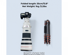 Chân máy ảnh K&F Concept C225C0+BH-25 Carbon - KF09.077V2