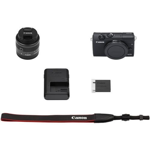 Máy ảnh Canon EOS M200 Kit EF-M15-45mm F3.5-6.3 IS STM/ Đen ( Chính Hãng )