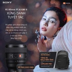 Ống Kính Sony FE 85 F1.4 GM ii mới chính hãng