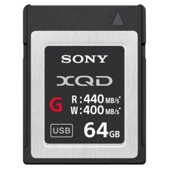 Thẻ nhớ XQD Sony 400 MB/s Dòng G 64GB
