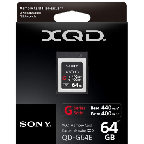 Thẻ nhớ XQD Sony 400 MB/s Dòng G 64GB
