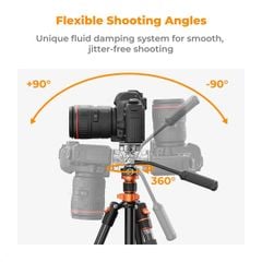 Chân máy ảnh K&Fconcept K234A7+FH-03 - KF09.136