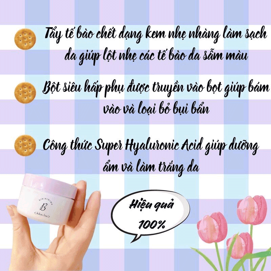 Kem Tẩy Tế Bào Chết Trị Thâm Vùng Bikini BikiniHime Nhật Bản 35g